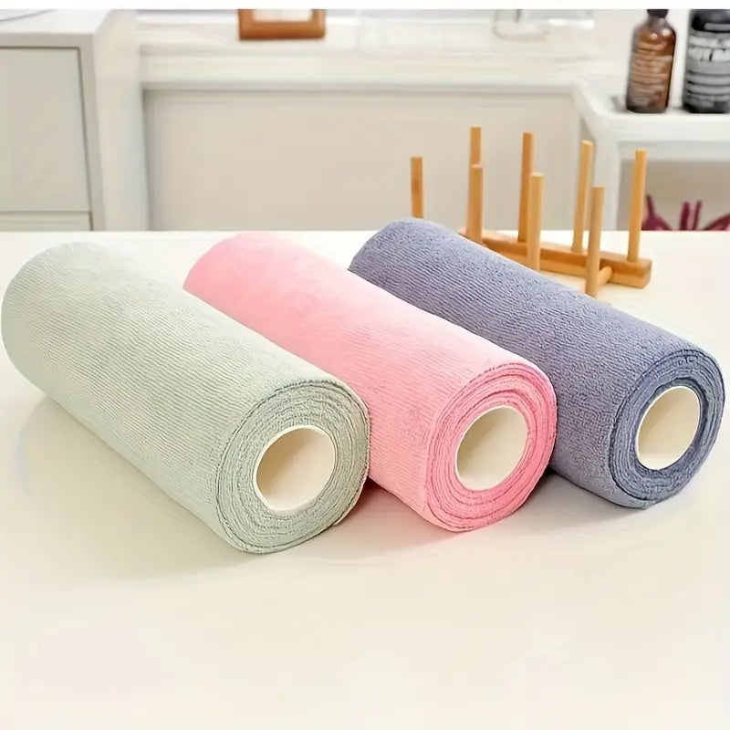 Reusable Microfiber Cleaning Cloth Roll - Buy 1 Get 1 Free